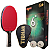 Raquete Tibhar 6 Estrelas Clássica Carbono Profissional Tenis De Mesa + Raqueteira + 2 Bolas 3 Estrelas D40+ - Imagem 1