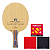 Raquete Clássica Loki K1 Carbono + 2x Borrachas Reactor Corbor Aprovado ITTF - Imagem 1