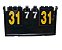 Placar Marcador Contador de Pontos Manual Dobrável em PVC Tênis de Mesa - Imagem 3
