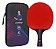 Raquete Tenis Mesa Classica Loki K4 Profissional 4 Estrelas Aprovado ITTF + Capa - Imagem 1