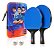 Raquete Profissional Loki K5000 Borrachas  Rxton (Azul e Preta) Aprovado ITTF + Capa + 2 Bolas Tênis de Mesa - Imagem 12
