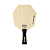 Raquete Hexagonal Tenis Mesa Profissional Cybershape 5 Folhas Classica FL - Imagem 1