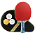 Raquete Ping Pong Huieson 3 Estrelas Clássica Profissional + Capa + 3 Bolas - Imagem 2