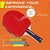 Kit Completo Tenis Mesa Ping Pong - 2 Raquetes Classica ITTF +  Rede Retrátil + Capa + 3 Bolas - Imagem 4