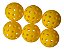 Kit 6 Bolas Pickleball 40 Furos Oficial Quadra Externa ou Interna - Imagem 5