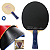 Raquete Clássica Profissional Loki + 2x Borrachas Train Gold Aprovado ITTF Tênis Mesa - Imagem 1