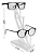 Expositor de Óculos Acrílico - 5 óculos - Imagem 3