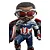Estátua  Minico Captain America Sam Wilson-The Falcon and the Winter Soldier - Imagem 2