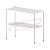 MT 424i - Mesa auxiliar - 0,43x0,93x0,80 - Total Inox sem rodas - Imagem 1