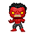Funko Pop! Marvel Red Hulk 854 Exclusivo Glow Chase - Imagem 2