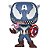 Funko Pop! Marvel Venom Venomized Captain America 364 - Imagem 2