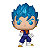 Funko Pop! Animation Dragon Ball Z SSGSS Vegito 515 Exclusivo Metallic - Imagem 3