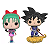 Funko Pop! Animation Dragon Ball Z Bulma & Goku With Flying Nimbus 2 Pack (Vaulted, 2016) - Imagem 2