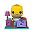 Funko Pop! Television Os Simpsons Couch Homer 909 - Imagem 2