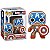 Funko Pop! Marvel Gingerbread Captain America 933 - Imagem 1
