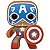 Funko Pop! Marvel Gingerbread Captain America 933 - Imagem 2