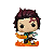 Funko Pop! Animation Demon Slayer Tanjiro Kamado 874 Exclusivo Glow Chase - Imagem 2