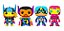 Funko Pop! Marvel  Captain America/ Iron Man/ Thor/ Doctor Strange 4 Pack Exclusivo - Imagem 2