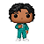 Funko Pop! Television Round 6 Player 199 Ali 1221 - Imagem 2