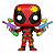 Funko Pop! Marvel Deadpool Paintball 930 Exclusivo - Imagem 2