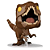 Funko Pop! Filme Jurassic World Atrociraptor Red 1217 Exclusivo - Imagem 2