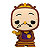 Funko Pop! Disney A Bela e A Fera Cogsworth 1133 - Imagem 2
