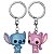Funko Pop Chaveiro Keychain Disney Lilo & Stitch & Angel 2 Pack - Imagem 2