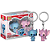 Funko Pop! Keychain Chaveiro Disney Lilo & Stitch & Angel 2 Pack - Imagem 3