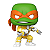 Funko Pop! Retro Toys Power Rangers / As Tartarugas Ninjas Mikey 111 Exclusivo - Imagem 2