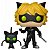 Funko Pop! Animation Miraculous Cat Noir And Plaggy 360 - Imagem 2