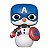 Funko Pop! Marvel Cap Snowman 532 - Imagem 2