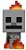 Funko Pop! Games Minecraft Flaming Skeleton 326 Exclusivo - Imagem 2