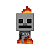 Funko Pop! Games Minecraft Flaming Skeleton 326 Exclusivo - Imagem 2