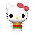 Funko Pop! Sanrio Kawaii Burger Shop Hello Kitty 29 - Imagem 2
