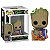 Funko Pop! Filme Marvel I Am Groot Groot With Cheese Puffs 1196 - Imagem 1