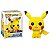 Funko Pop! Games Pokemon Pikachu 353 Exclusivo Flocked - Imagem 1