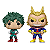 Funko Pop! Animation My Hero Academia All Might & Deku 2 Pack Exclusivo - Imagem 2