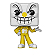 Funko Pop! Games Cuphead King Dice 313 Exclusivo Chase - Imagem 2