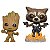 Funko Pop! Marvel Guardiões da Galáxia / Guardians Of The Galaxy Groot & Rocket 2 Pack Exclusivo - Imagem 2
