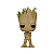 Funko Pop! Filme Marvel Guardiões da Galáxia Groot 207 Exclusivo - Imagem 2