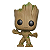 Funko Pop! Marvel Guardiões da Galáxia / Guardians Of The Galaxy Groot 202 Exclusivo 10 Polegadas - Imagem 2