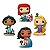 Funko Pop! Disney Princesas Ariel Jasmine Rapunzel Moana 4 Pack Exclusivo Glow - Imagem 2