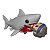 Funko Pop! Filme Jaws Tubarao Shark Biting Quint 760 Exclusivo - Imagem 2