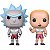 Funko Pop! Animation Rick And Morty Buff Rick & Buff Summer 2 Pack Exclusivo - Imagem 2