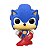 Funko Pop! Games Sonic The Hedgehog Classic Sonic 632 Exclusivo Flocked - Imagem 2