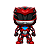 Funko Pop! Filme Power Rangers Red Ranger 400 - Imagem 2