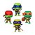 Funko Pop! Filmes Tartarugas Ninjas Ninja Turtles Leonardo Donatello Michelangelo Raphael 4 Pack Exclusivo - Imagem 2