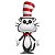 Funko Pop! Books Dr. Seuss Exclusive Cat In The Hat 04 Exclusivo Flocked - Imagem 2