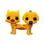 Funko Pop! Animation Catdog 221 Exclusivo Flocked - Imagem 2
