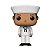 Funko Pop! Navy Militar Estados Unidos / Military US Navy Male Sailor USN Hispanic - Imagem 2